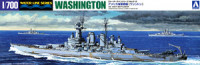 Aoshima 046012 U.S.S Battleship Washington 1:700
