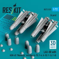 Reskit 72519 LAU-88 with AGM-65 'Maverick' (2 pcs.) 1/72