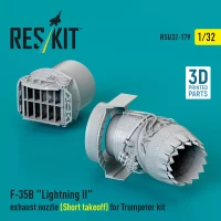 Reskit U32179 F-35B 'Lightning II' exh.nozzle (Short) 1/32