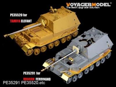 Voyager Model PE35291 WWII German Sd.Kfz.184 Ferdinand (For DRAGON) 1/35