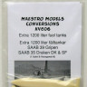 Maestro Models MMCK-4806 1/48 SAAB 35 Draken - Extra 1200 liter fuel tanks