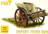 HAT 8242 Italian (WWI) 75mm Deport Gun 1/72