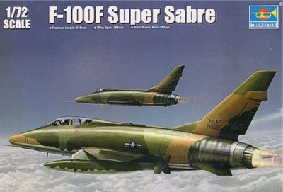 Trumpeter 01650 Самолет F-100F &quot;Супер Сейбр&quot; 1/72
