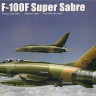 Trumpeter 01650 Самолет F-100F "Супер Сейбр" 1/72
