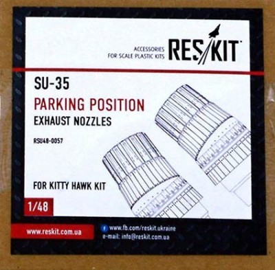 Reskit RSU48-0057 Su-35 parking position exh.nozzles (KITTYH) 1/48