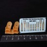 Metallic Details MDR48263 Hawker Hurricane seat s x 2 with seatbelts (3d-printed) 1/48