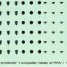 LF Model C72151 Decals British producer propeller labels II. 1/72