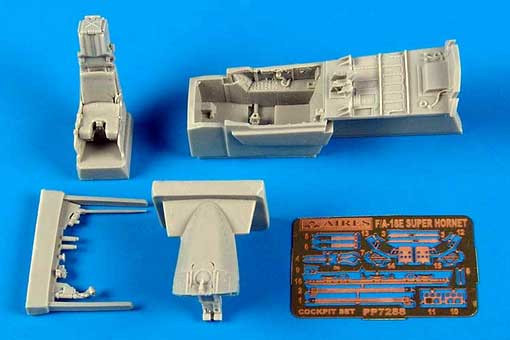 Aires 7288 F/A-18E Super Hornet cockpit set 1/72