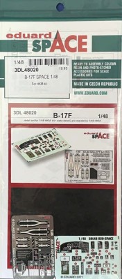 Eduard 3DL48020 B-17F SPACE (HKM) 1/48