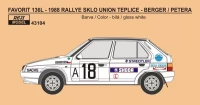 Reji Model 43104 Skoda Favorit 136L Rallye Teplice 1988 1/43
