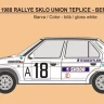 Reji Model 43104 Skoda Favorit 136L Rallye Teplice 1988 1/43