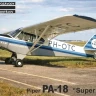 Kovozavody Prostejov 72538 Piper PA-18 'Super Cub' (4x camo) 1/72