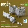 Reskit AVU35010 Merkava Mk.3 rear hull storage baskets (HB) 1/35