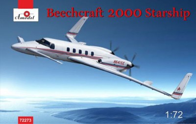 Amodel 72273 Самолет Beechcraft 2000 starship