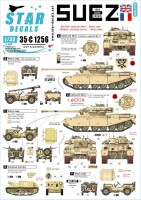 Star Decals 35-C1256 1956 Suez Crisis #1.British and French Tanks and AFVs.Centurion Mk.5, Universal Carrier, Willys Jeep 1/35