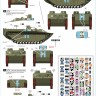 Star Decals 35-C1368 US PACIFIC WARS - IWO JIMAUSMC LVT-4 Amtracks.3rd Marine Amphibious Tractor Battalion, 5th Marine Amphibious Tractor Battalion, 10th Marine Amphibious Tractor Battalion, 11th Marine Amphibious Tractor Battalion in February 1945 1/35