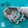Reskit RSU72-306 F-111 (A,B,C,D,E) exh.noz. open&closed (HAS) 1/72