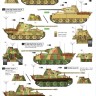 Star Decals 72-A1013 Befehlspanzer # 4. Bef.Pz. Panther AusfD/Ausf.A/Ausf.G 1/72