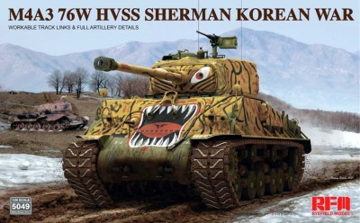 RFM 5049 M4A3 76w hvss Sherman Korean war 1/35