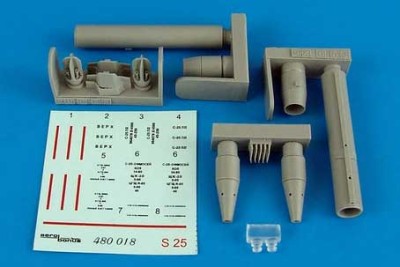 Aerobonus 480018 S-25-L air-to-ground rocket 1/48