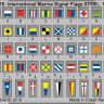 Eduard 53178 International Marine Signal Flags STEEL 1:350