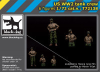 Blackdog G72138 U.S. WWII tank crew (6 fig.) 1/72