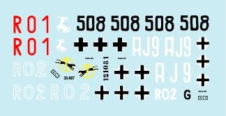 Star Decals STAR35887 Befehls-Panzers. Befehls-Panther Ausf.A and Ausf.G, Befehls- Pz.Kpfw.IV Ausf.J, Pz.Kpfw.IV Ausf.H 1/35