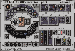 Eduard 32633 Ju 88A interior S.A. REV