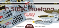 Dk Decals 48068 P-51B/C Mustang over China (8x camo) 1/48