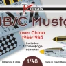Dk Decals 48068 P-51B/C Mustang over China (8x camo) 1/48