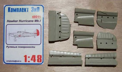 Комплект ЗиП 48011 Рулевые поверхности Hurricane MkI