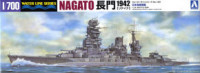 Aoshima 045107 IJN Battleship Nagato 1942 Retake 1:700