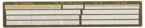 Tom's Modelworks 791 chain-type rails 1/700