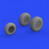 Eduard 648534 BRASSIN 1/48 A-26/B-26 Invader wheels (ICM)