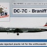 F-rsin Plastic FRP4003 Douglas DC-7C Decals Braniff 1/144