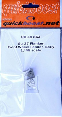 QuickBoost QB48853 Su-27 Flanker front wheel fender - early 1/48