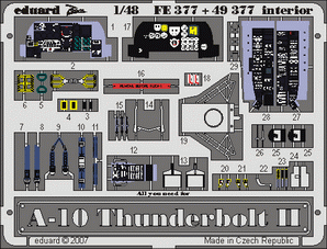 Eduard 49377 A-10 interior ITA