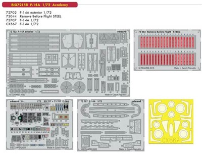 Eduard BIG72158 1/72 F-14A (ACAD)