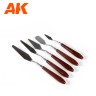 AK Interactive AK-09051 Набор модельных шпателей