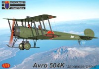 Kovozavody Prostejov 72461 Avro 504K 'Japanese Users' (3x camo) 1/72