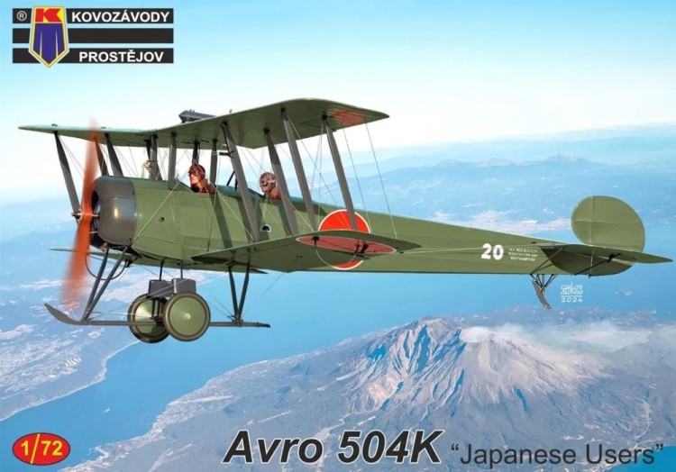 Kovozavody Prostejov 72461 Avro 504K 'Japanese Users' (3x camo) 1/72