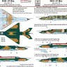 HAD DW48005 Decal MiG-21 Bis (dry-water) 1/48