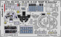 Eduard SS519 1/72 Цветное фототравление для F-15C MSIP II interior S. A.