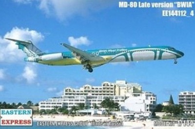 Восточный Экспресс 144112_4 MD-80 поздний BWIA ( Limited Edition ) 1/144