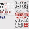 Rising Decals 72117 Decal J-BIRDs (4x camo) Part V. 1/72
