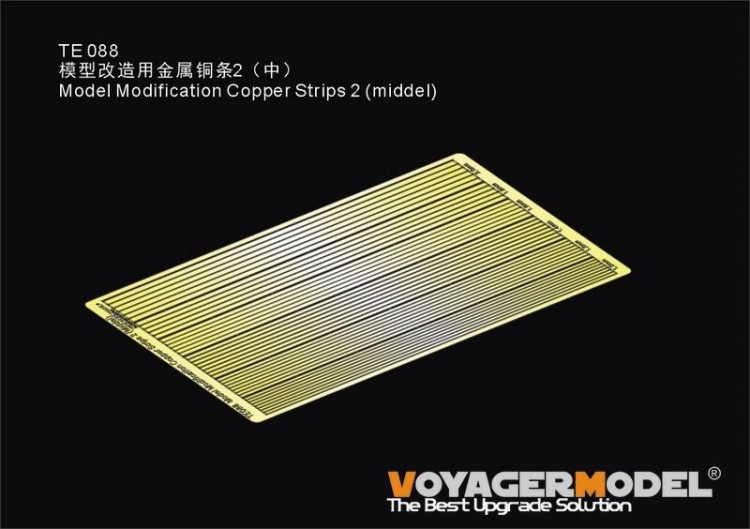 Voyager Model TE088 Model Modification Copper Strips 2 (middel) 1/35