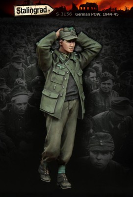 Stalingrad 3156 Пленный немец, идет, 1944-45 1:35
