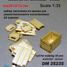 Dan Models 35235 материал для диорам - Набор для изготовления 10 деревянных ящиков. Размер ящика 18*12*11мм 1/35