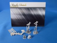 Metallic Details MDR48143 Sukhoi Su-27 Landing gears (designed to be used with Kitty Hawk Models kits) 1/48