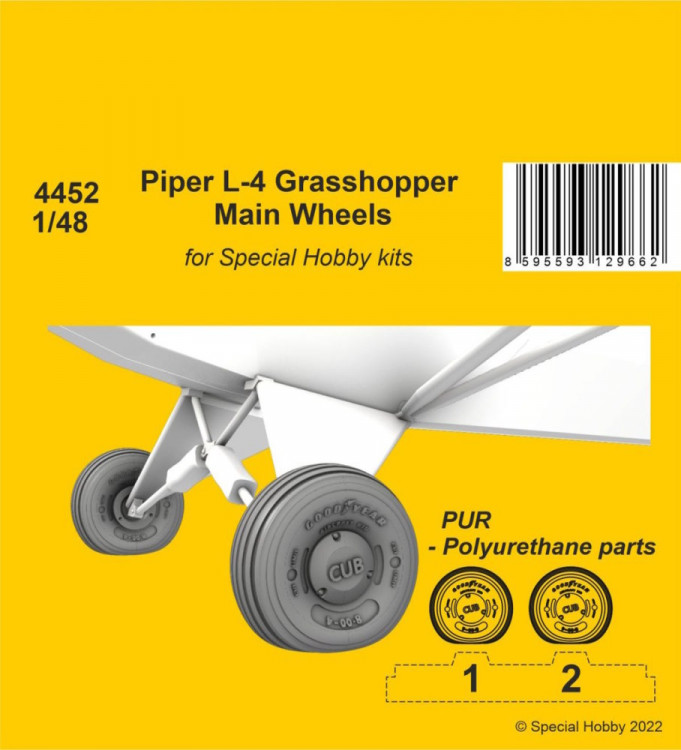 CMK 4452 L-4 Grasshopper Main Wheels 1/48